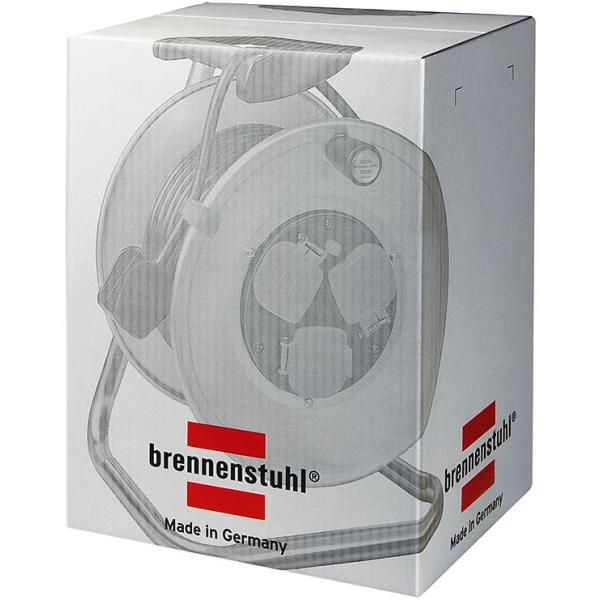  BRENNENSTUHL Garant S 3 cable reel 25m H05VV-F 3G1,5  توصيلة كهرباء رول المانية ثلاثة منافذ بطول 25متر مناسبة للاجهزة الصوتية وغيرها  